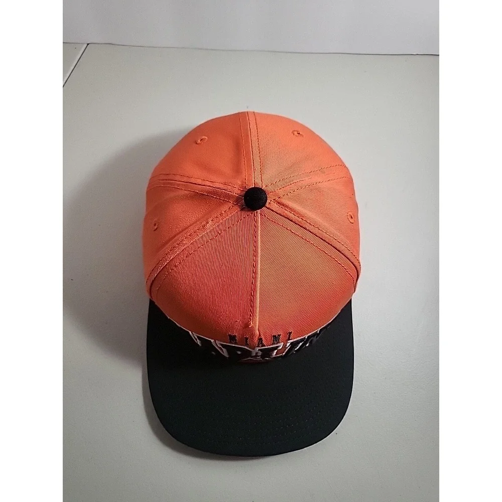 Miami Marlins New Era MLB Authentic SnapBack Hat Cap Orange/Black
